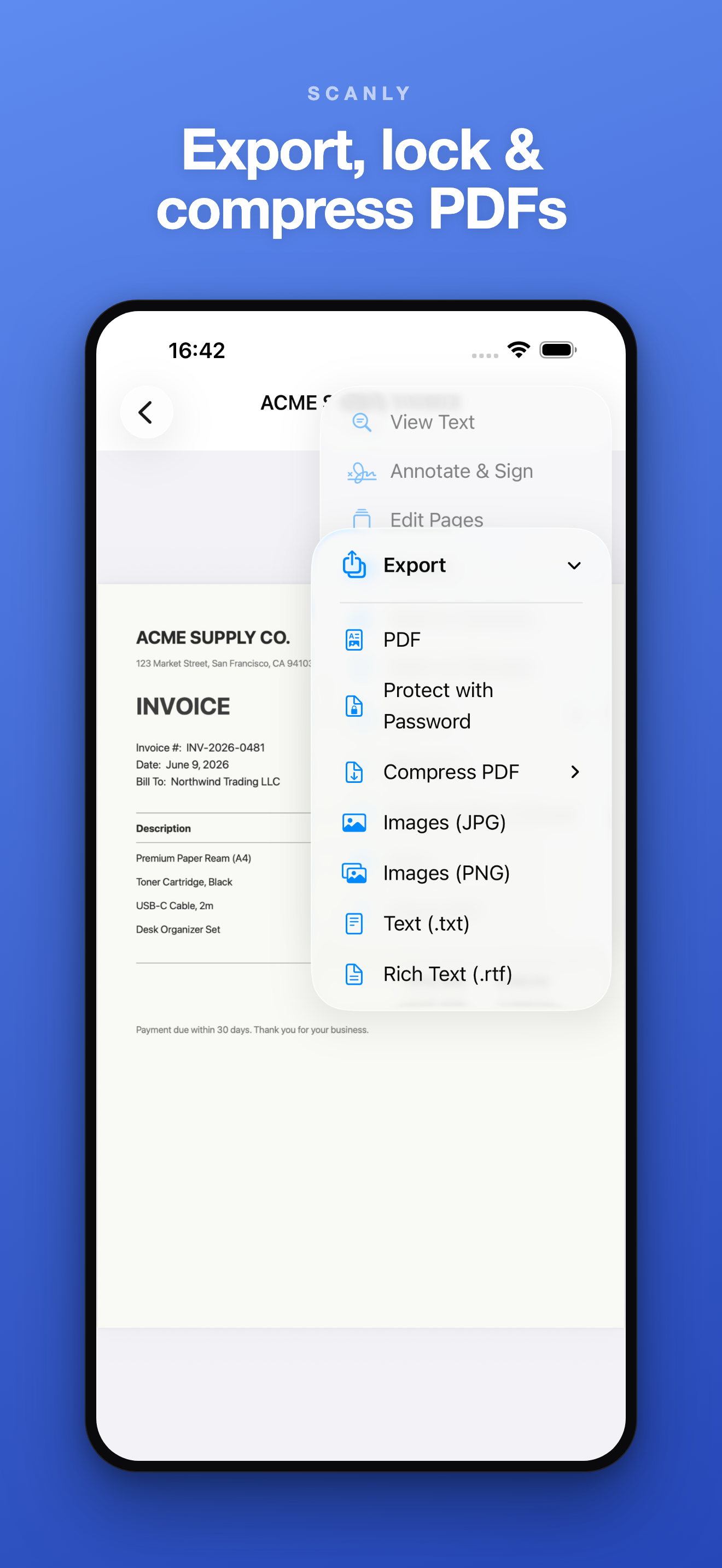 Scanly: Scanner & PDF