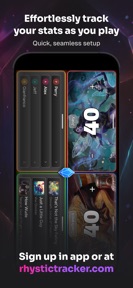 Rhystic: MTG EDH Life Counter screenshot