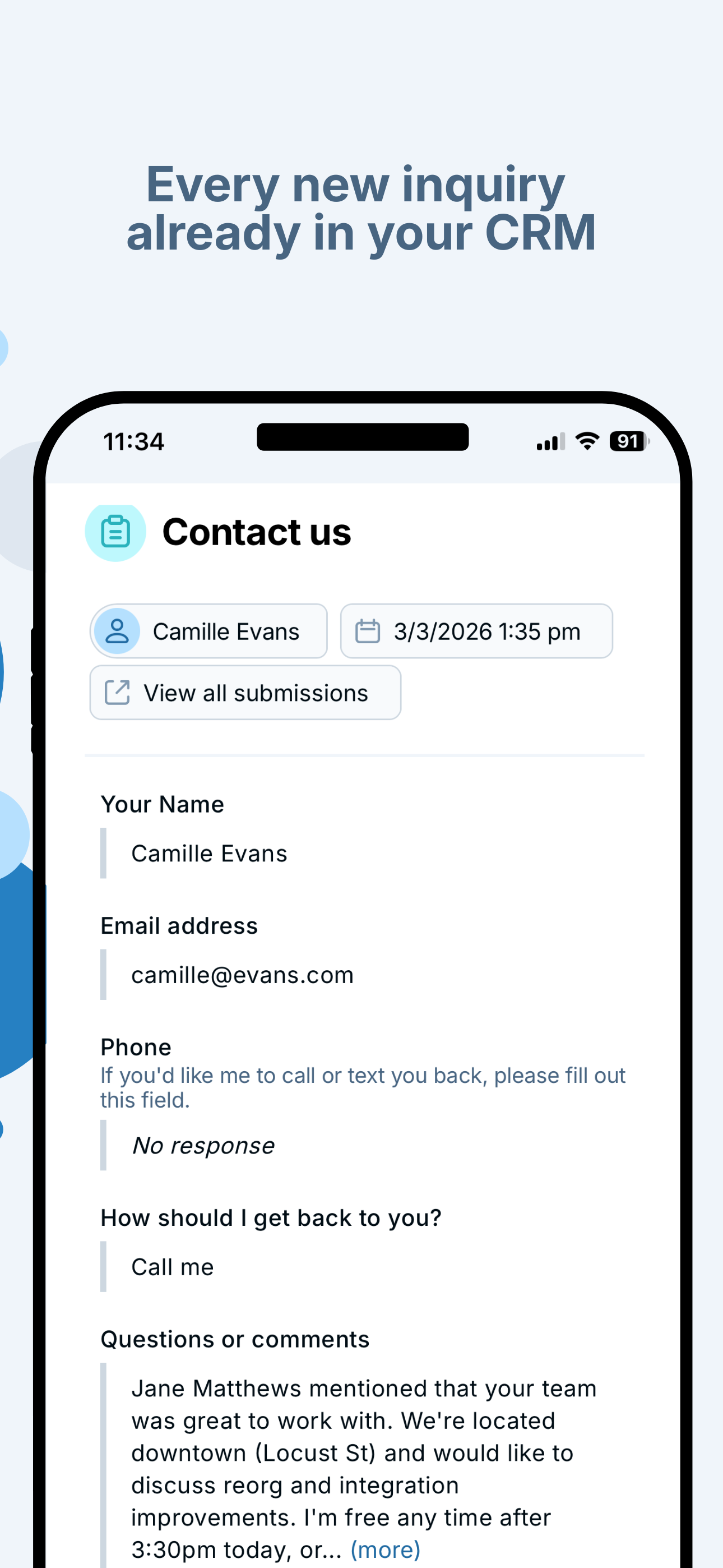 Less Annoying CRM