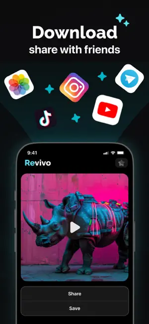 AI Video Art Generator: REVIVO screenshot 4