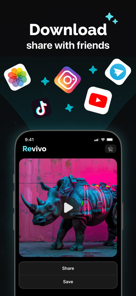 AI Video Art Generator: REVIVO screenshot 4