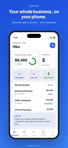 TaskArc — Contractor Invoice Screenshot 3 of 6