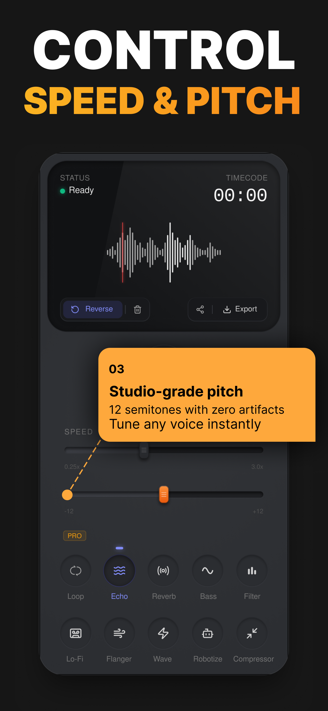 Reverse Audio: Voice Effects screenshot 4