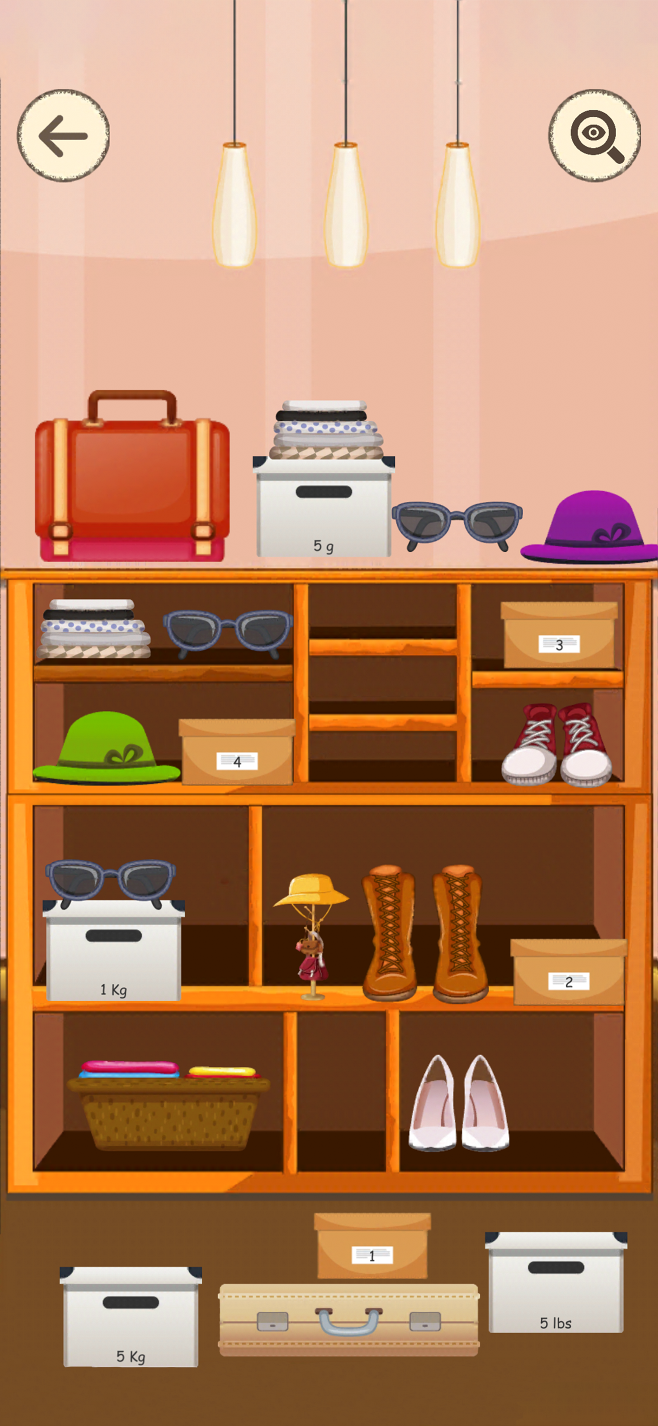 Arrange Right - Cupboards Sort