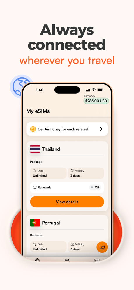Airalo: eSIM Travel & Internet screenshot 3