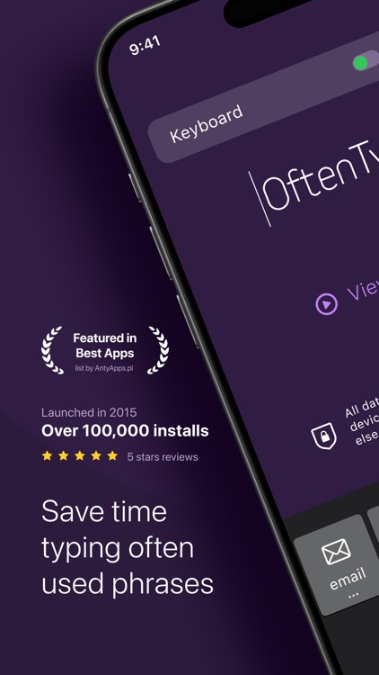 Oftentype Shortcuts Keyboard
