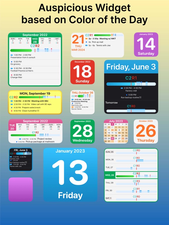 Screenshot #4 pour MyDayWidget - Calendar Widgets