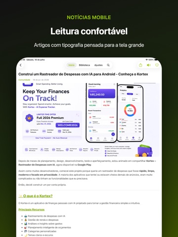 Notícias Mobile iPad screenshot