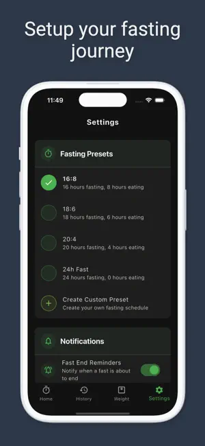Plainfast: Fasting Tracker screenshot 3