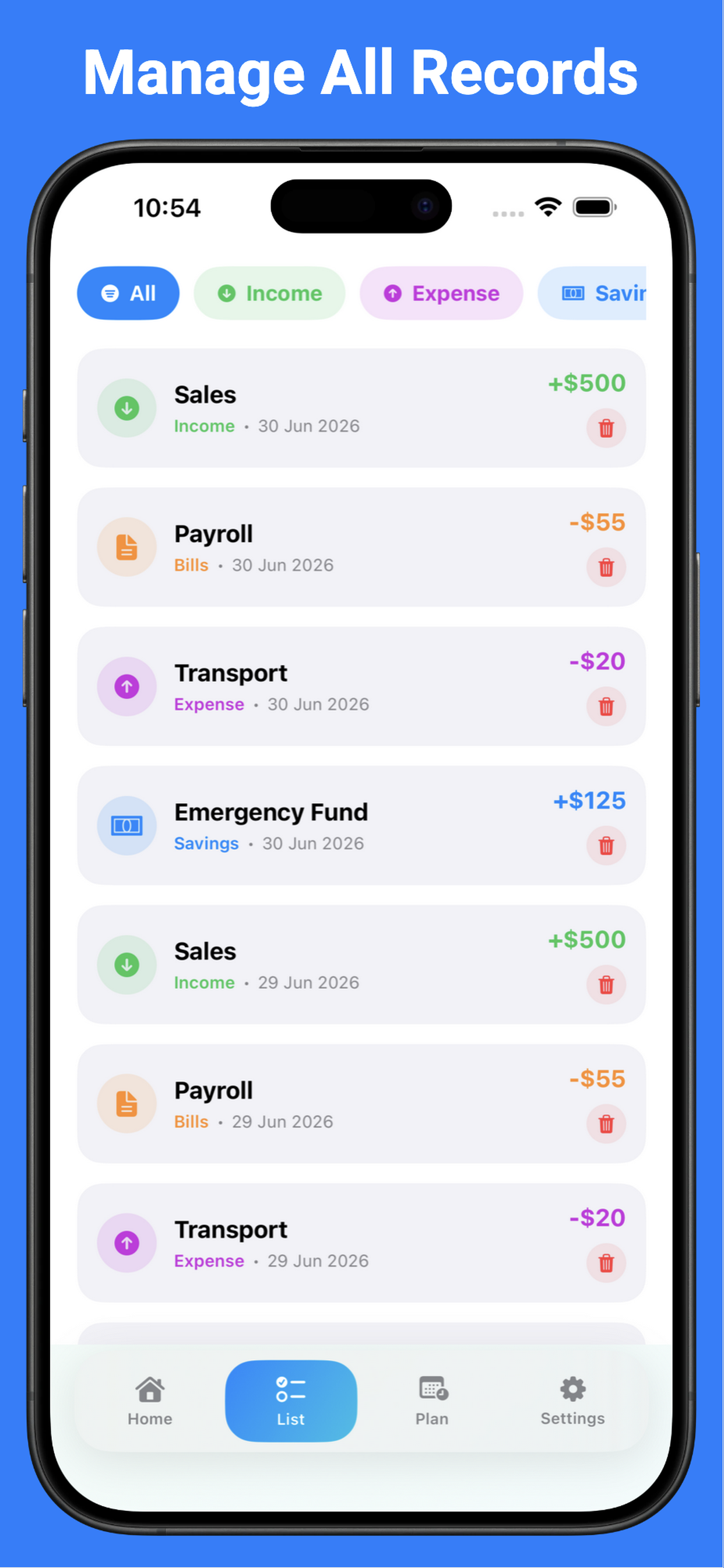 FinTrack RUIX screenshot 2