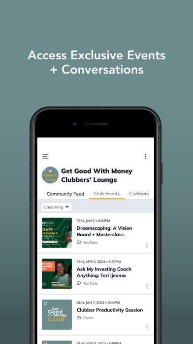 Get Good With Money Club screenshot