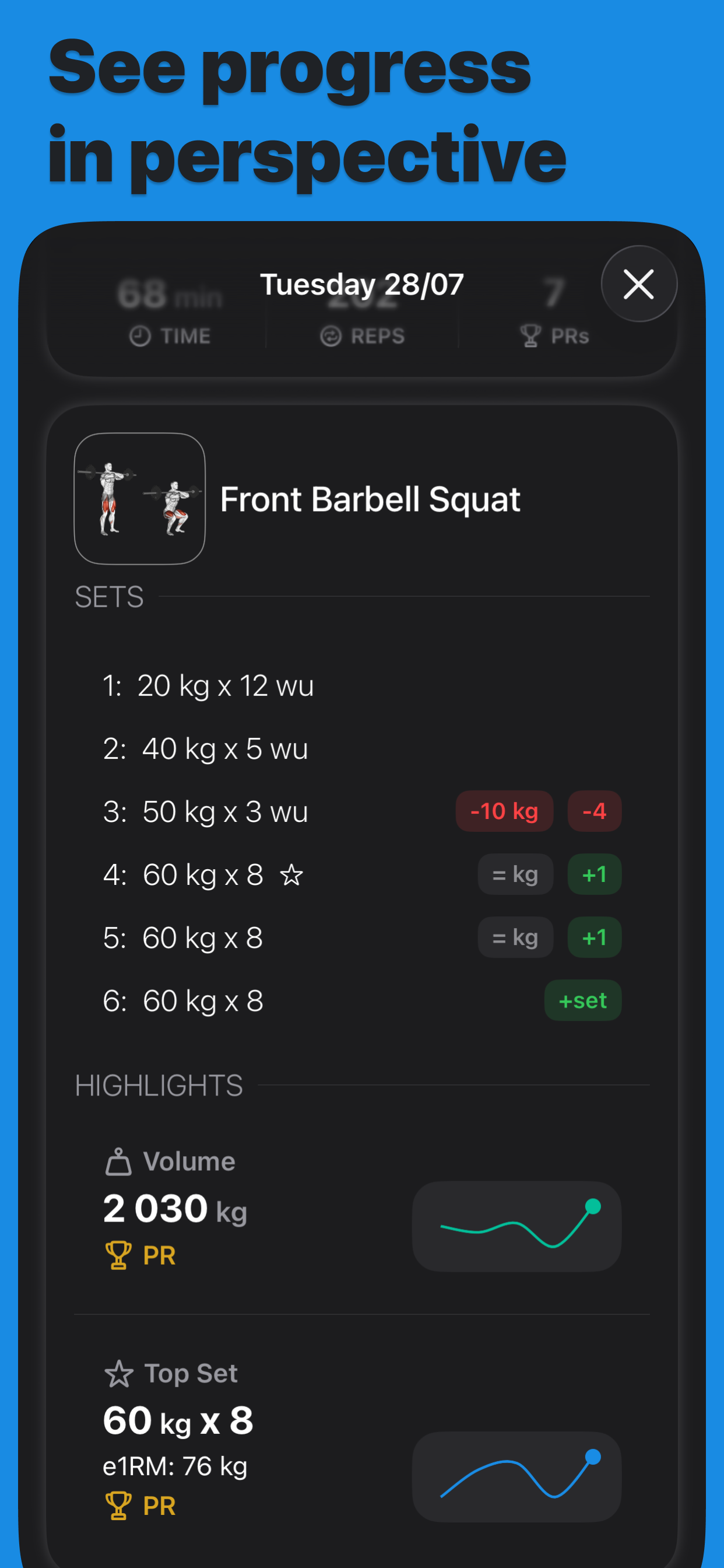 Workout Log - Ironotes screenshot 4