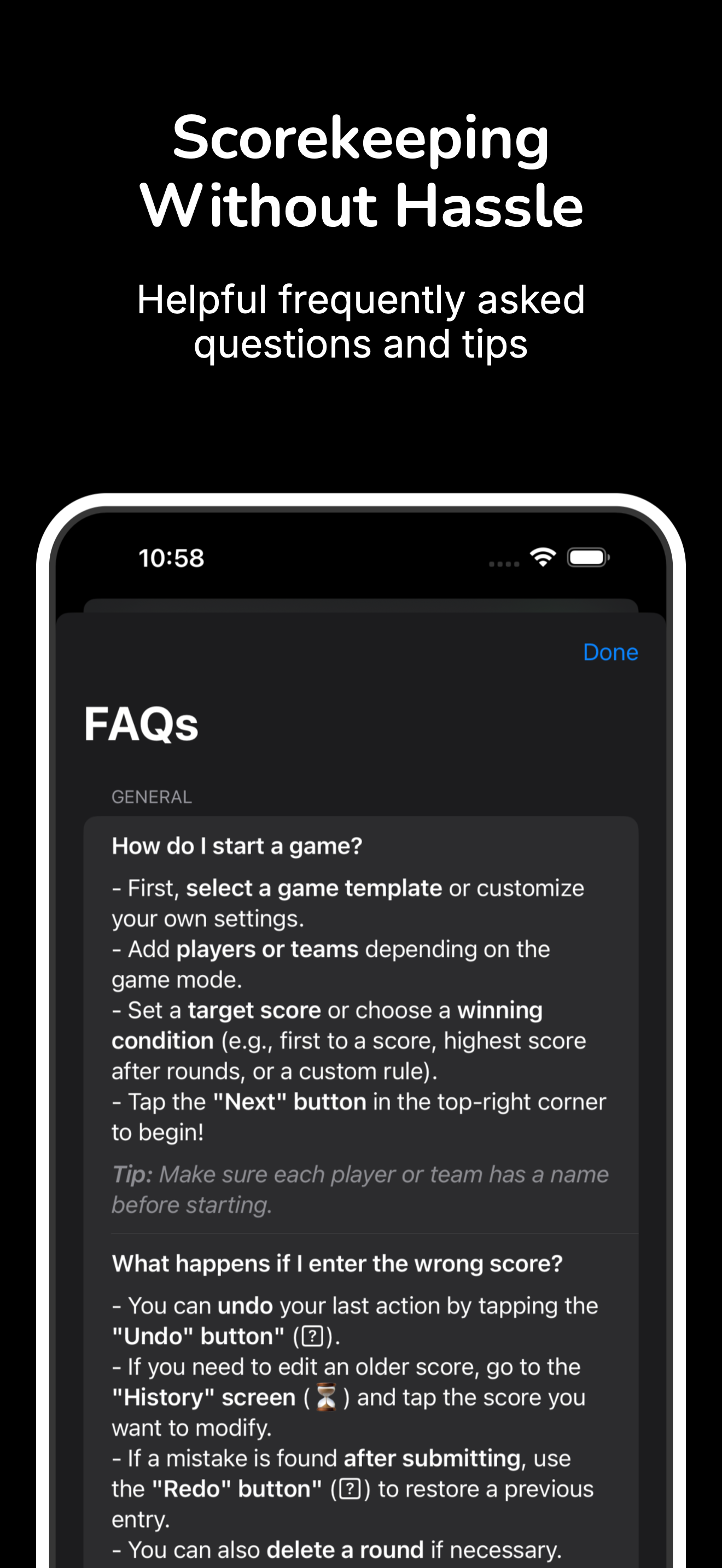 Universal Score Keeper screenshot 10