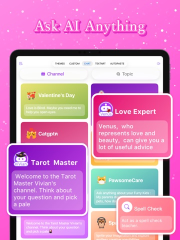 ViVi Keyboard: Theme & Chatbot iPad screenshot