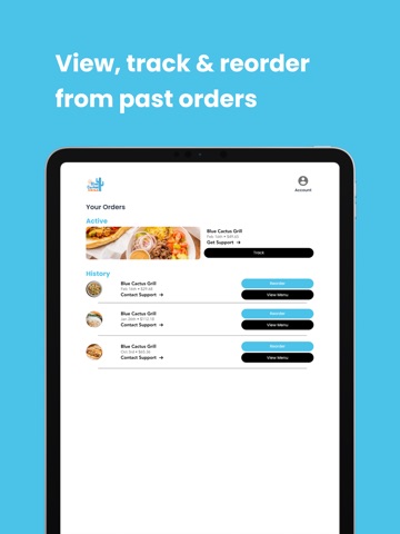 Blue Cactus Grill iPad screenshot