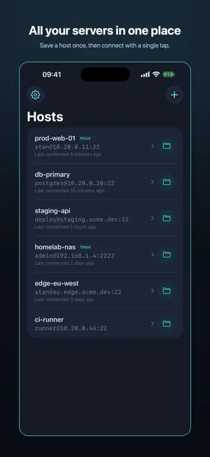SSH Easy Terminal screenshot 1