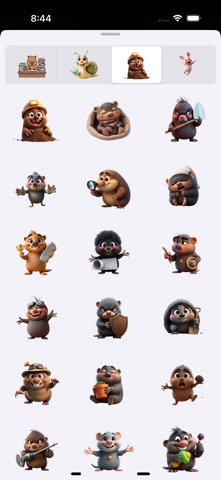 Happy Critters Sticker Set Screenshot 3 of 5