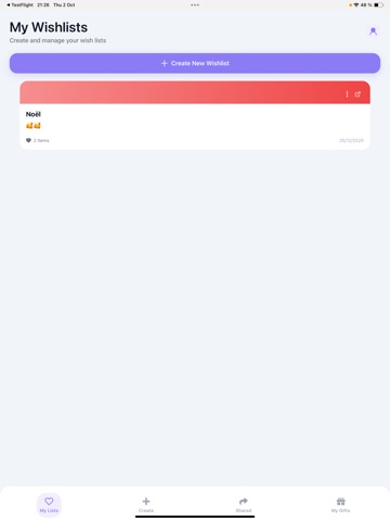 Givnn iPad screenshot