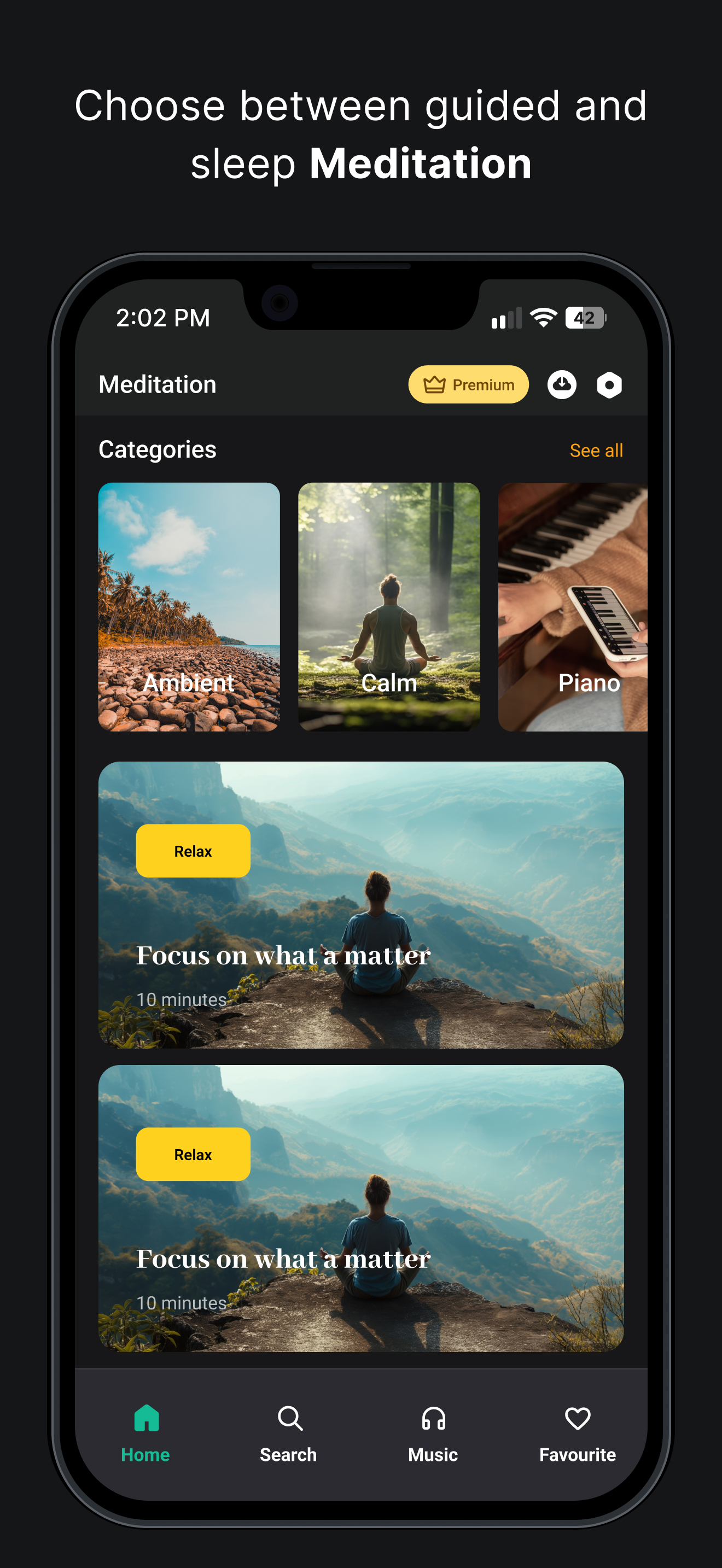 Meditation: Relaxing Sounds screenshot 2