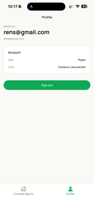 Crossbar Sports screenshot 4