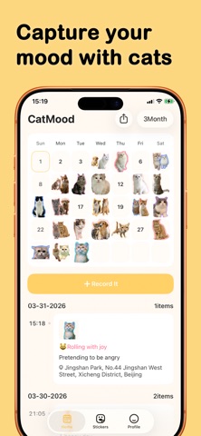 CatMood – Mood Diary & Tracker Screenshot 1 of 4