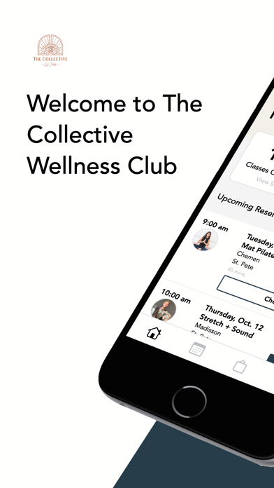The Collective Wellness Club iPhone screenshot 1 - Health & Fitness app