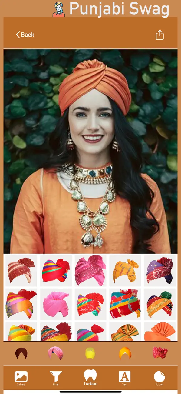 Screenshot #3 pour Punjabi Swag Cam: Turban Pride