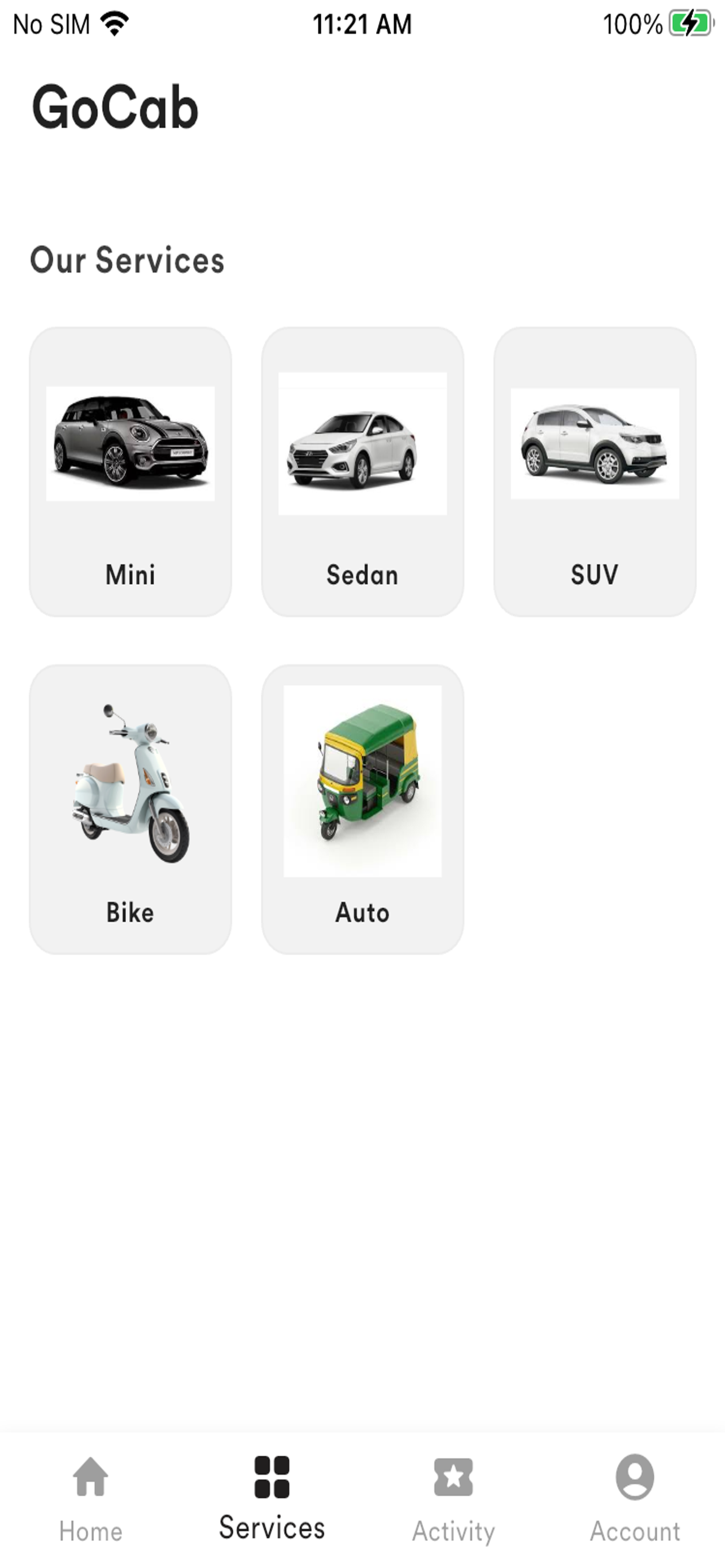 GoCab:Taxi Ride screenshot 3