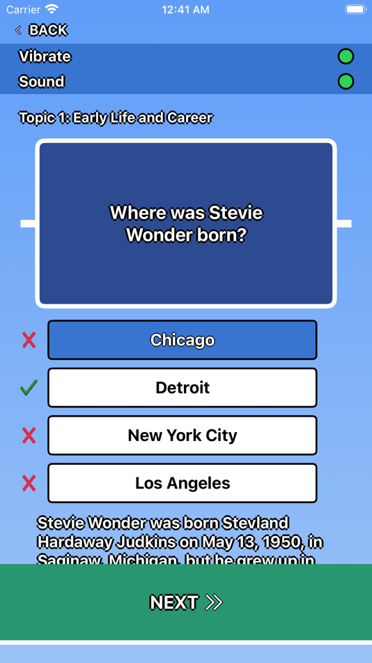 #3. Stevie Wonder Trivia (iOS) 由: Martin Tseng