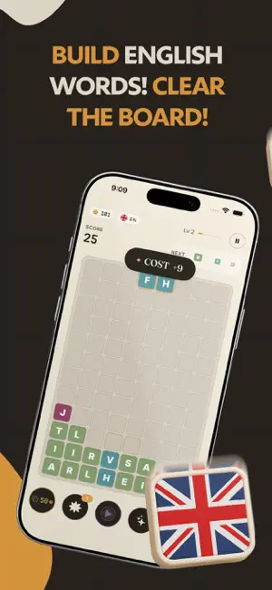 SpellDrop: Word Blocks screenshot 2