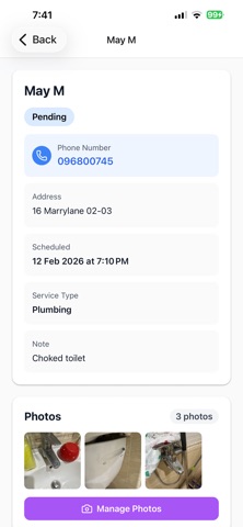 Handyman Job & Invoice Manager screenshot