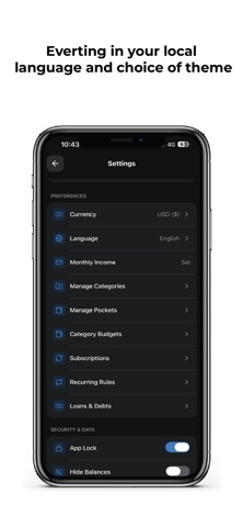 Pocket: Finance Tracker screenshot