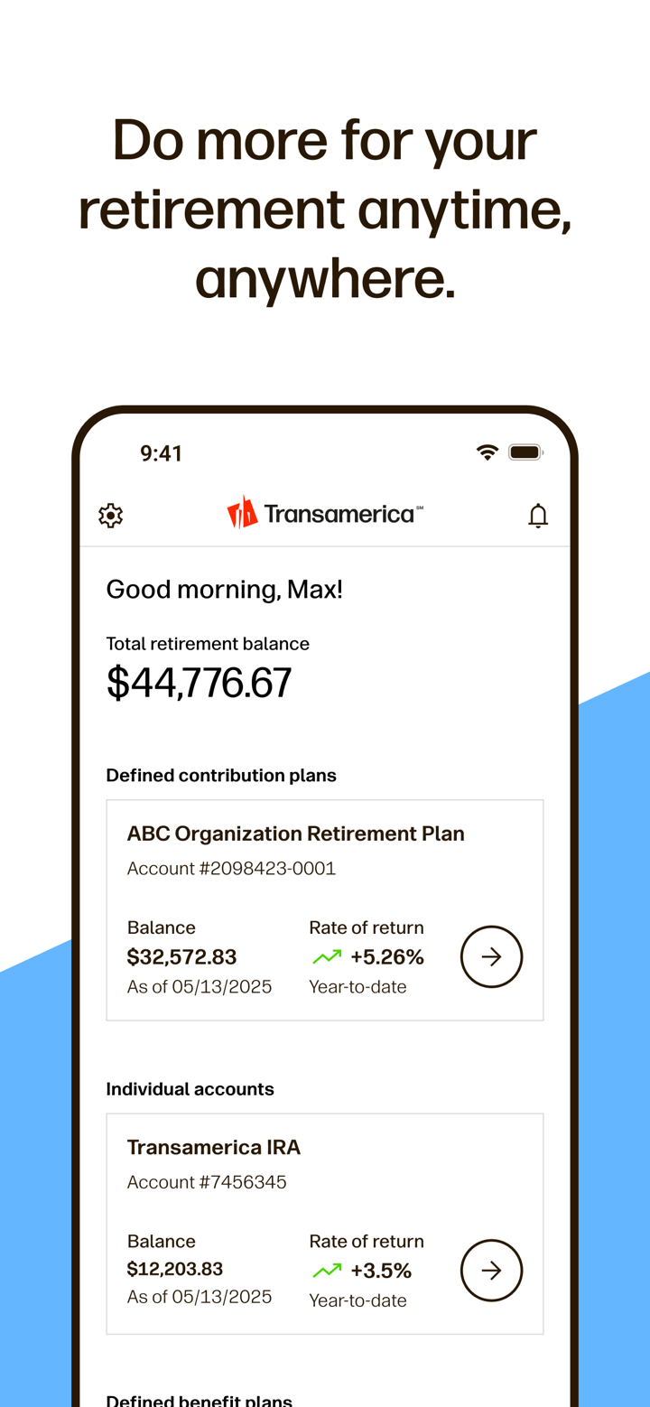 Transamerica Retirement App screenshot 2