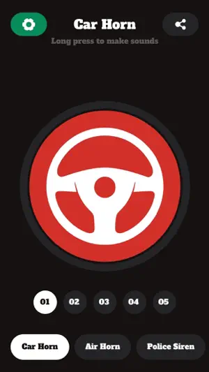 Horn Sounds - Car Horn & Siren screenshot 1