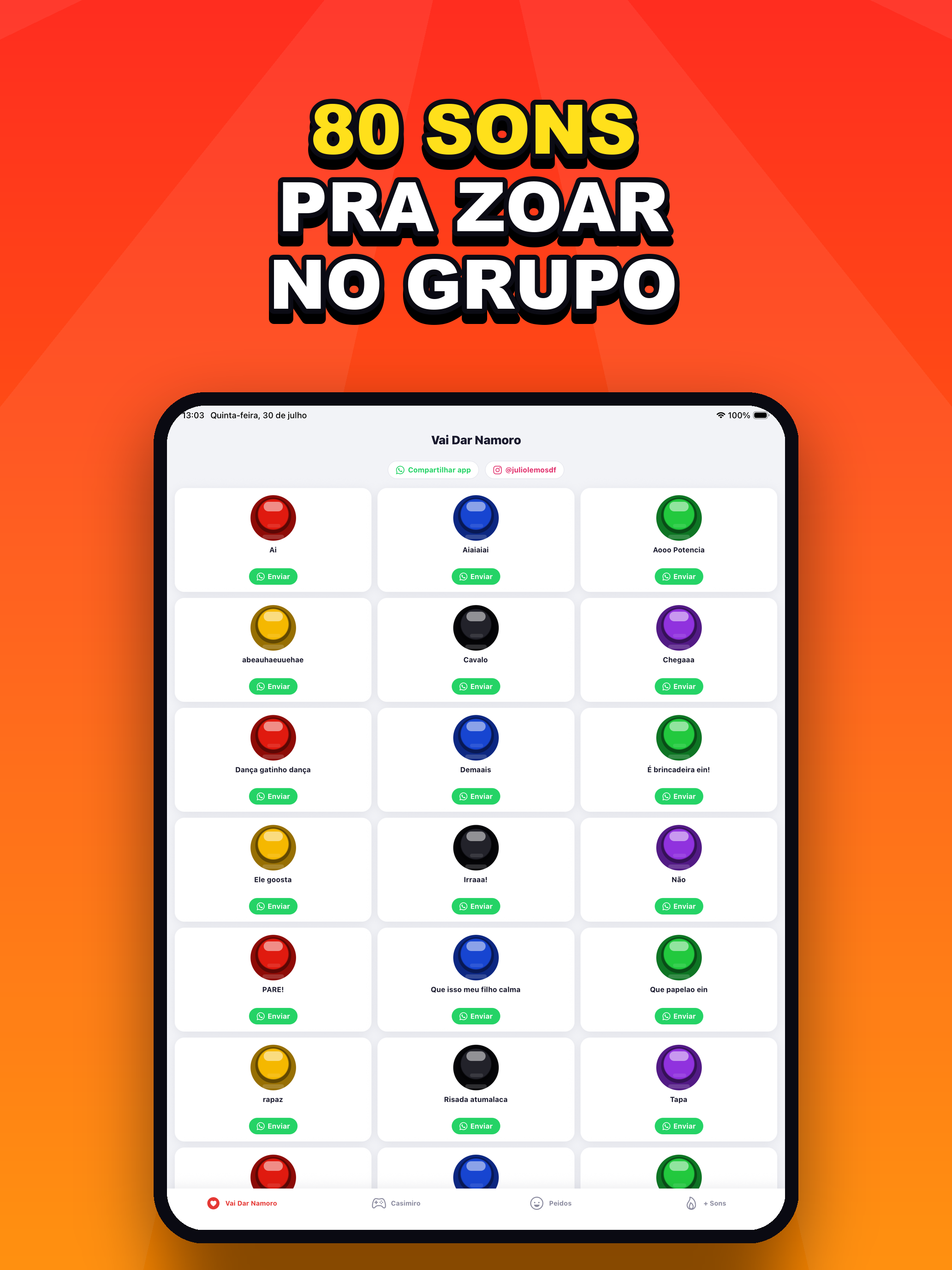 Efeito Sonoro: Vai dar Namoro screenshot 10
