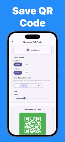 QR Code Reader & Scanner App. iPhone screenshot
