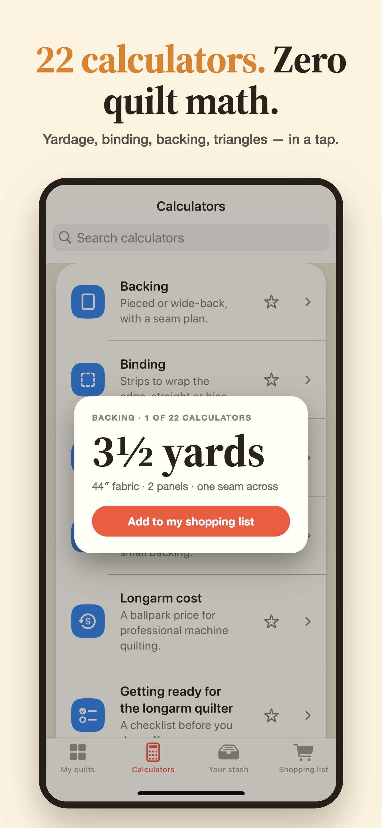 Quilt Confident: Fabric & Calc screenshot 3