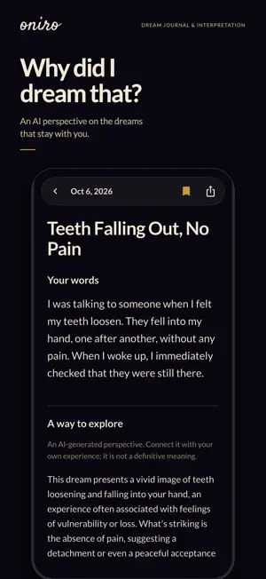 Oniro: Dream Meaning & Journal screenshot 1