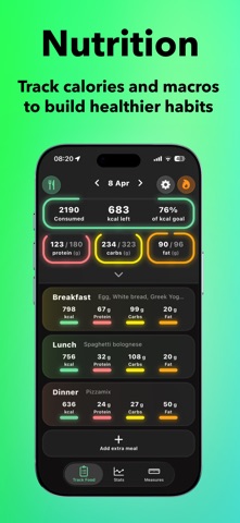 Repit: Workout & Calorie Log Screenshot 3 of 10