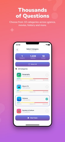 Fun Facts Quiz: Brain Training Screenshot 2 of 5