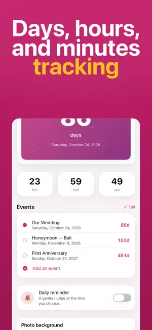 Wedding Countdown - Days screenshot 3