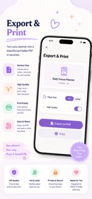 Printable ADHD Planner screenshot