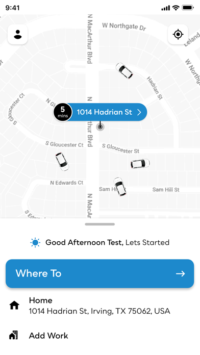 DFW Ride Connection iPhone screenshot 2 - Travel app