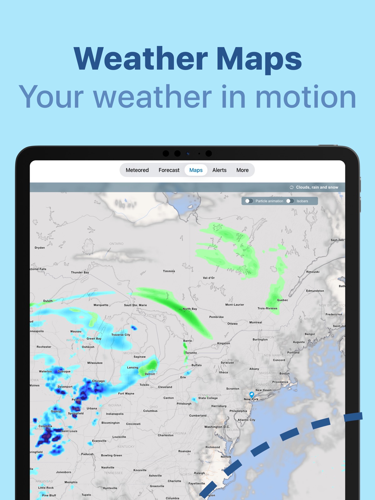 Meteored - Weather 14 days Pro ipad screenshot 4