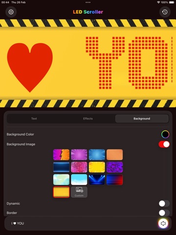 LED Banner App. iPad screenshot