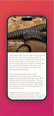 Australian Bites and Stings iPhone screenshot 3