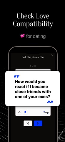 Deep Cards: Ask Deep Questions iPhone screenshot