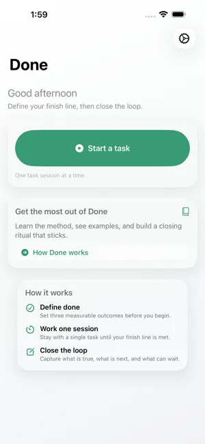 Done: Task Closer screenshot 1