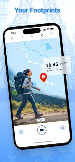 Скриншот GPS Camera Location Timestamp на iPhone 2