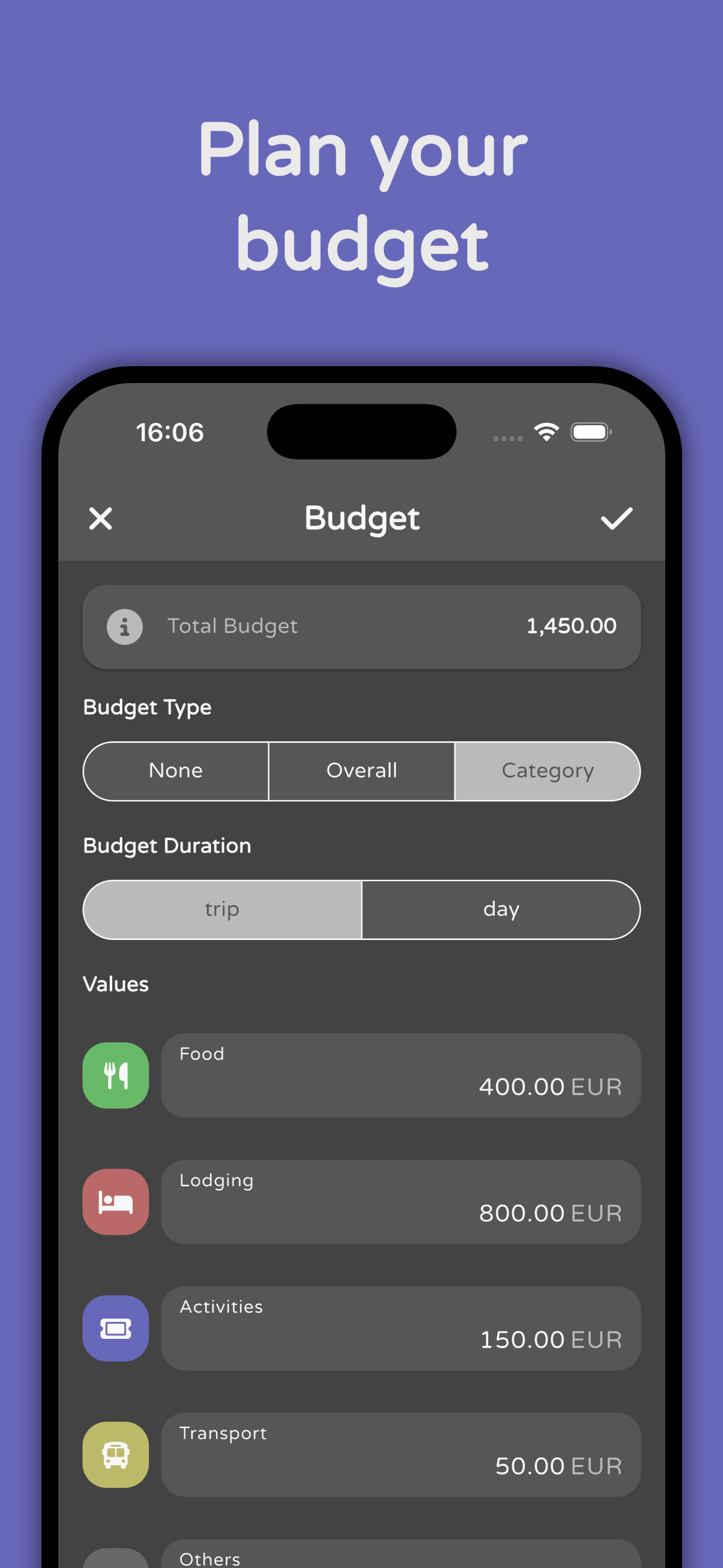 Trexpense - Travel Budget screenshot 3